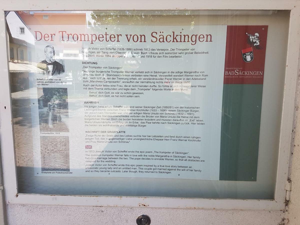 Apartamento Storchennest Bad Säckingen Exterior foto